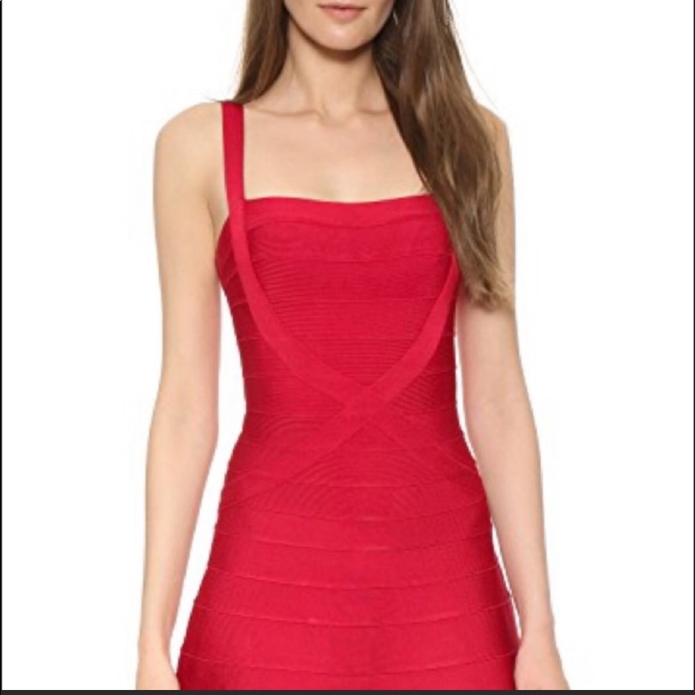 Faith dress in red lip stick color